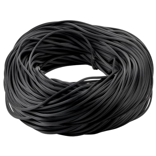Ysglory Window Screen Spline 250ft Screen Door Retainer Spline Black Window Screen Rubber Cord Repair Spline for Replacing & Installing Door Window Screens (0.125 Inch) - Image 1