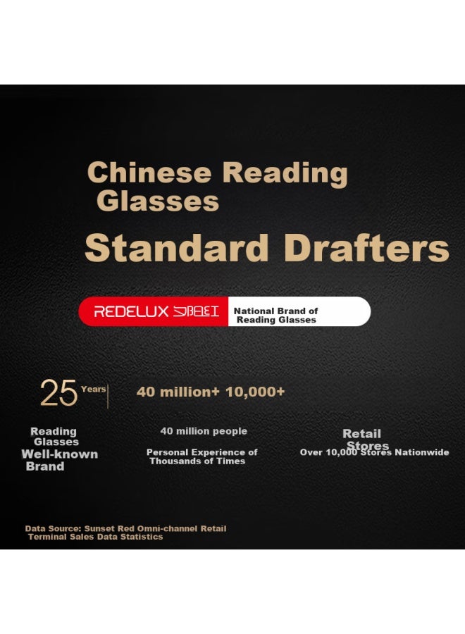 Sunset Red Xiyanghong Reading Gl For Men And Women, Bifocal Anti-blue Light Zoomable Business Fashion High Definition Gl For Elderly E9009 2.0 Diopter - Image 2