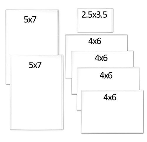 Magtech Magnetic Photo Pocket Picture Frame, Variety Pack, 6 Pack + FREE Wallet Size, 4x6, 5x7, 2.5x2.5, White, Made in the USA (57461) - Image 4