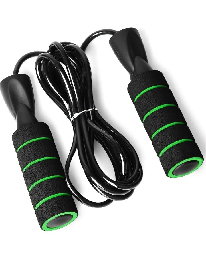 ANTINA Jump Ropes for Fitness, Skipping Rope Tangle-free with Ball Bearings Rapid Speed Weighted Skipping Rope (Length: 280 cm) - Image 2