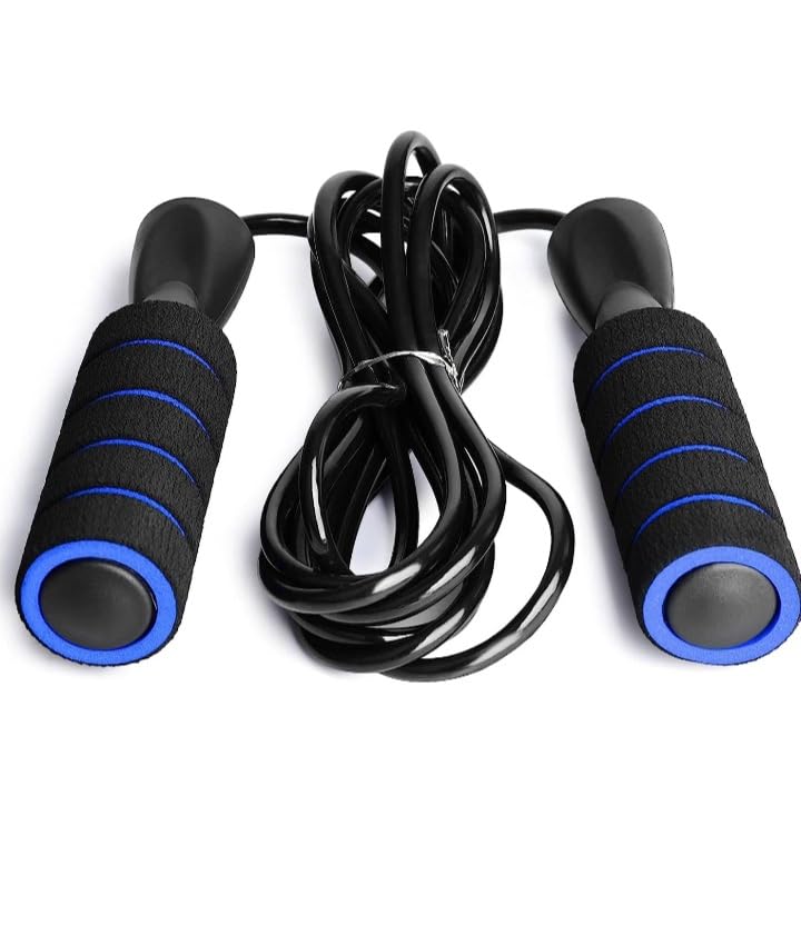 ANTINA Jump Ropes for Fitness, Skipping Rope Tangle-free with Ball Bearings Rapid Speed Weighted Skipping Rope (Length: 280 cm) - Image 4