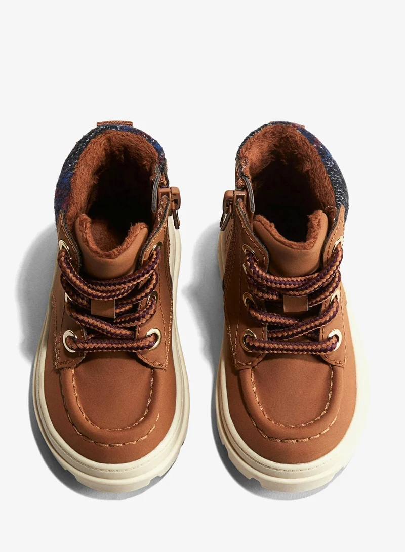 اتش اند ام أحذية شتوية مبطنة