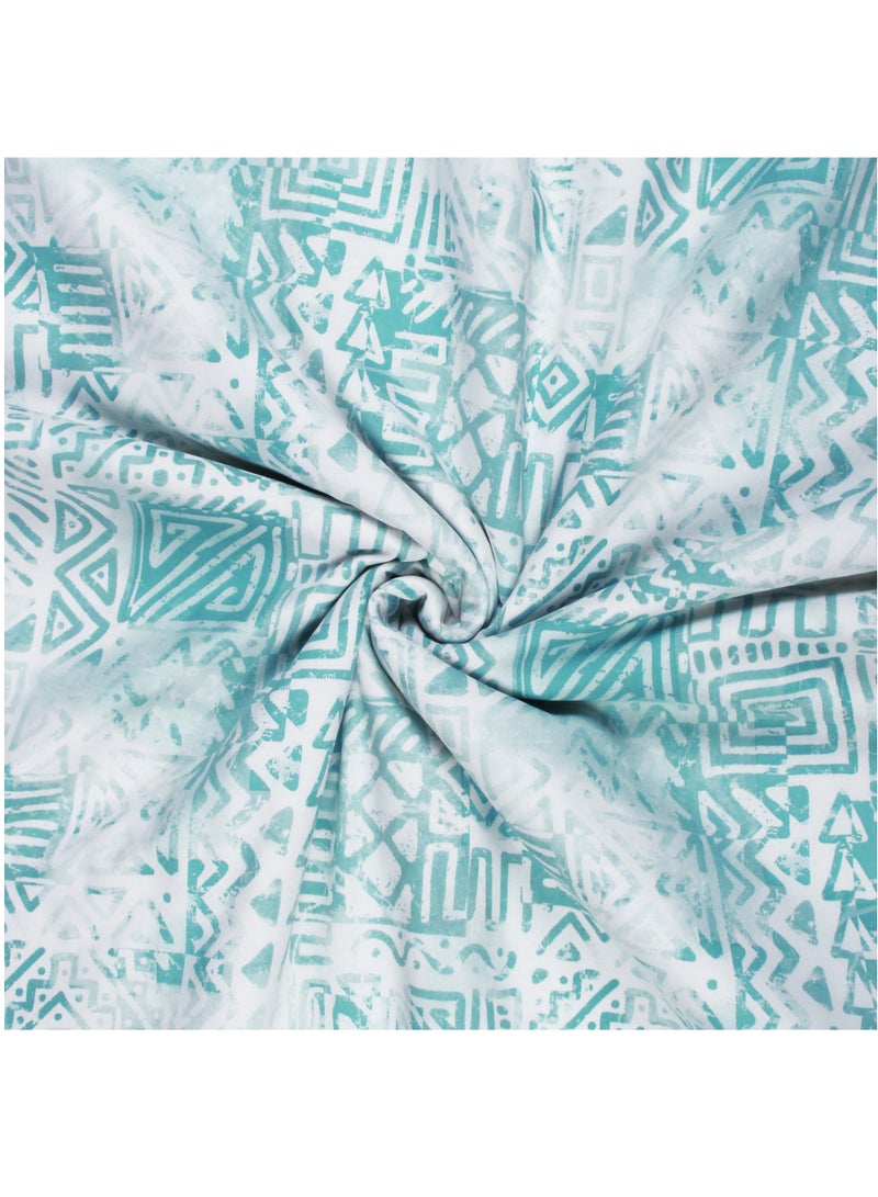 Story@Home Cotton 100% Cotton Reversible Dohar Double bed AC summer/blanket/quilt Double (White and Sky Blue, 94" x 88") - Image 5