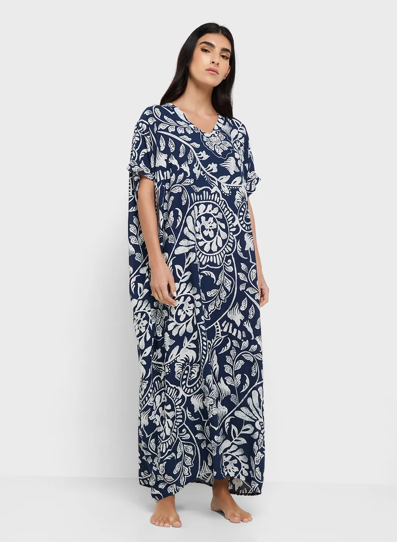 Khizana Printed Nightdress