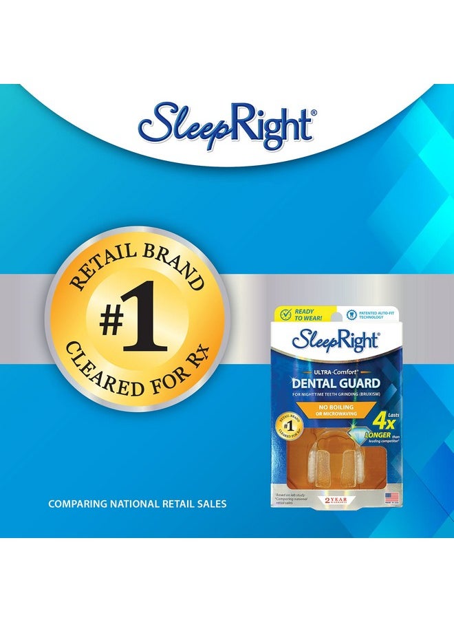 SleepRight - SleepRight Ultra-Comfort Dental Guard Mouth Guard to Prevent Teeth Grinding - No Boil - Extra Strong - Image 1