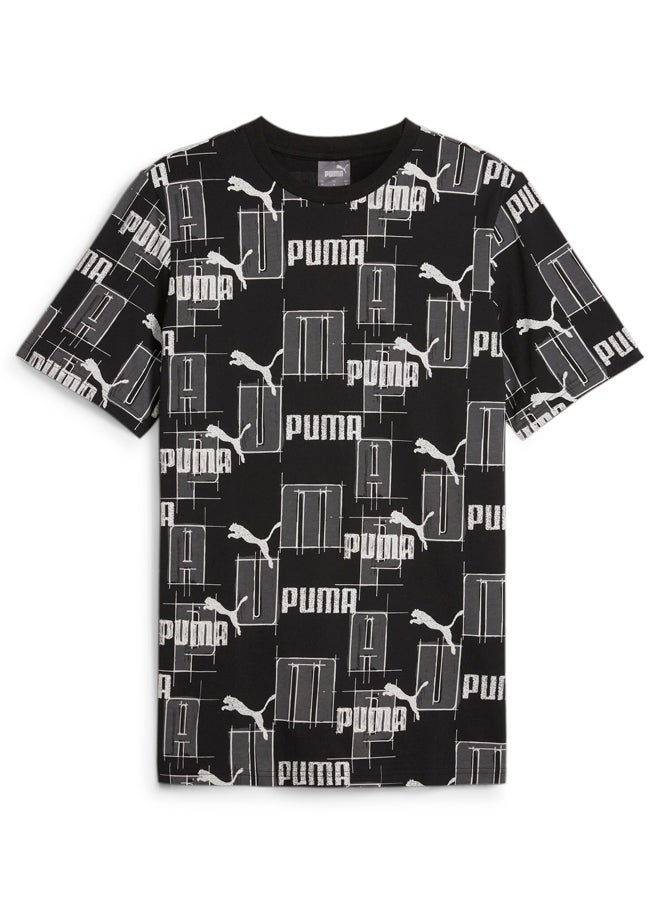 PUMA تي شيرت Ess+ Logo Lab Aop  - Image 1