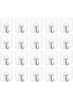 ماركة غير محددة الخطاف اللاصق الخطاف الثقيل الخطاف رقم 40Pack, الخطاف ذاتي اللصق  - Image 1