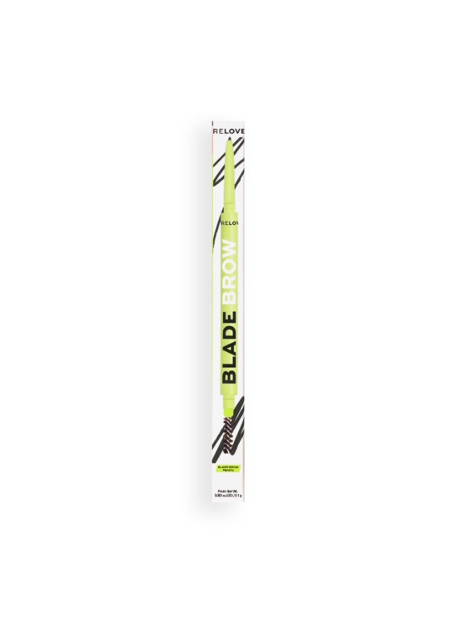 Revolution Relove Blade Brow Pencil Dark Brown - Image 4