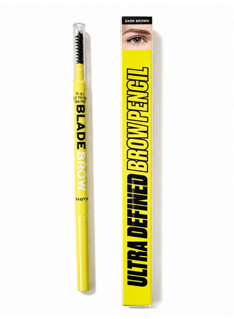 Revolution Relove Blade Brow Pencil Dark Brown - Image 1