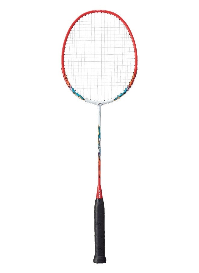 Yonex Muscle Power 2 White Red U4 + Mavis 300 Green Cap Slow Badminton Shuttlecock 6 Pack, Yellow Pack  - Image 2
