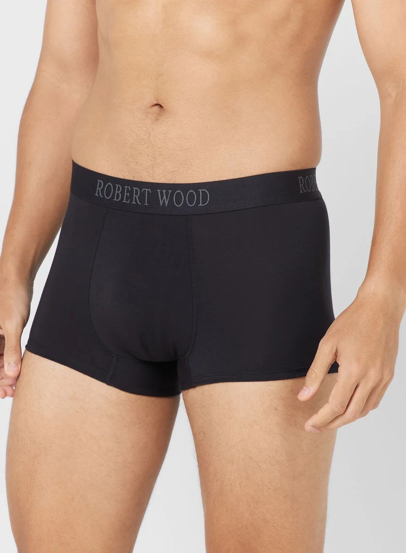 Robert Wood Pack Of 3 Luxury Modal Boxer With Antibacterial Finish