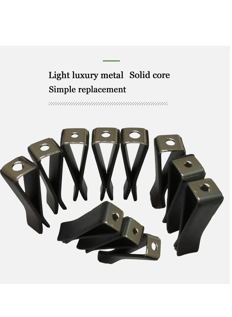 Excefore Car Vent Clips, 60 Pieces Square Head Design Air Freshener Car Outlet Perfume Auto Air Conditioner Clips for Office Home Car Air Conditioner Outlet Smell Remover DIY Decorations (Black) - Image 3