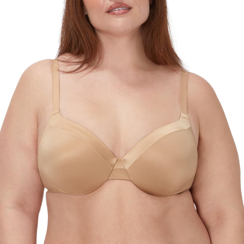 Maidenform womens Comfort Devotion Tailored Full T-shirt Bra 09436 Extra Coverage, Body Beige, 36C US - Image 1