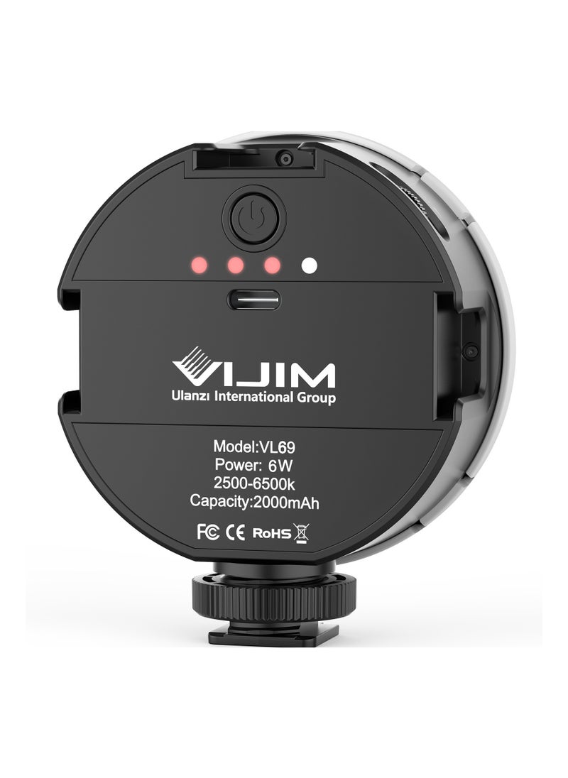 Ulanzi - VL69 Video Light Kit with Suction Cup Bi-Color for PC Online Conference - Image 1