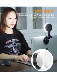 Ulanzi VL69 Video Light Kit with Suction Cup Bi-Color for PC Online Conference  - Image 5