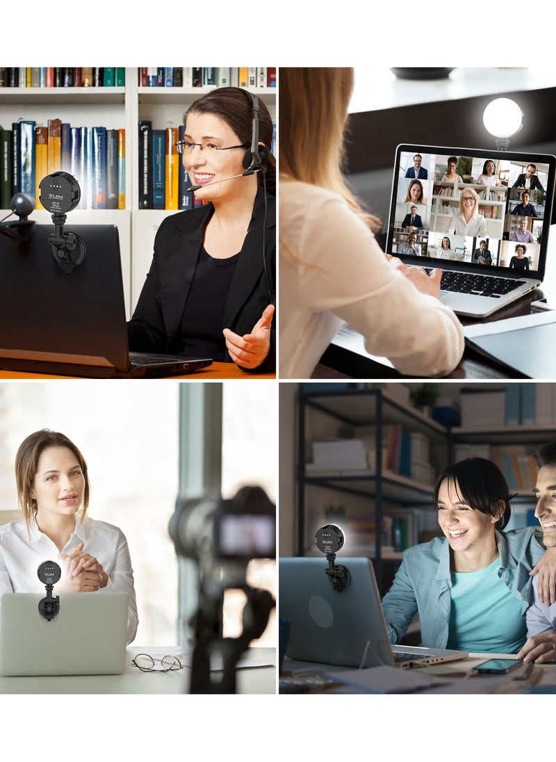 Ulanzi - VL69 Video Light Kit with Suction Cup Bi-Color for PC Online Conference - Image 1