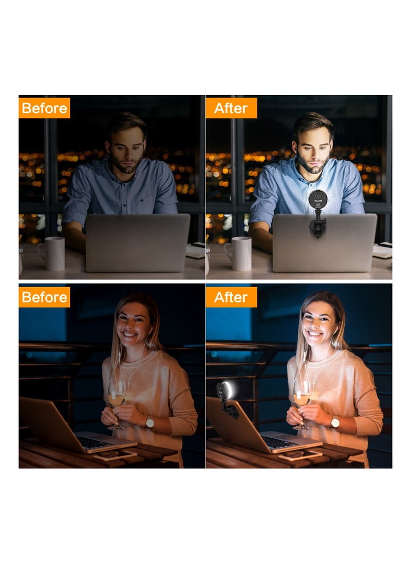 Ulanzi - VL69 Video Light Kit with Suction Cup Bi-Color for PC Online Conference - Image 1