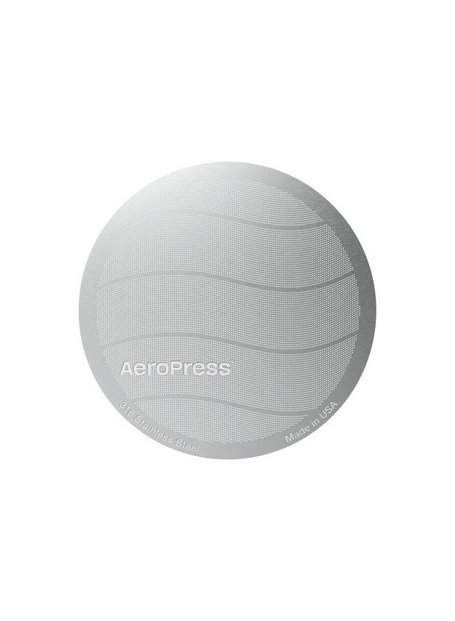 AeroPress Stainless Steel Reusable Filter - Metal Coffee Filter for AeroPress Standard Coffee Makers, 1 Pack, 1 Filter - Image 1
