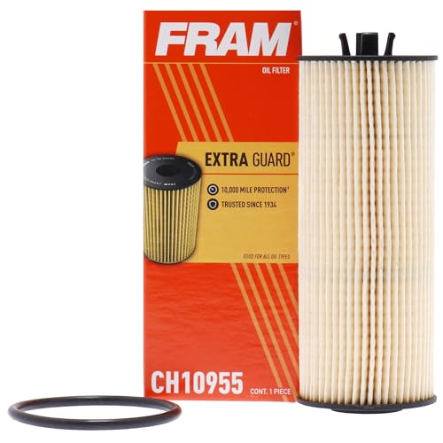 FRAM Extra Guard CH10955 10K Mile Change Automotive Replacement Interval Cartridge Engine Oil Filter for Select Vehicle Models