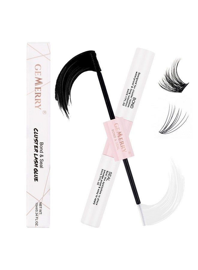 جيمري غراء رموش GEMERRY Lash Bond and Seal Cluster للرموش الفردية، يدوم طويلًا من 48 إلى 72 ساعة، مقاوم للماء، غراء رموش فردي لمجموعات الرموش، غراء لتمديدات الرموش يمكنكِ صنعه بنفسكِ في المنزل - Image 1