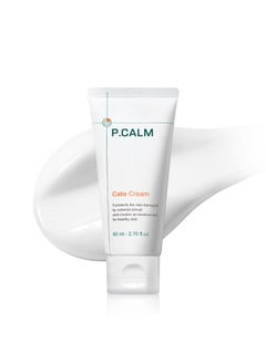 P.CALM P.CALM Cato Facial Cream 80ml | Vegan Korean Facial Moisturizer for Sensitive Skin | Lightweight Non-Greasy Non-Sticky Barrier-Strengthening  - Image 1