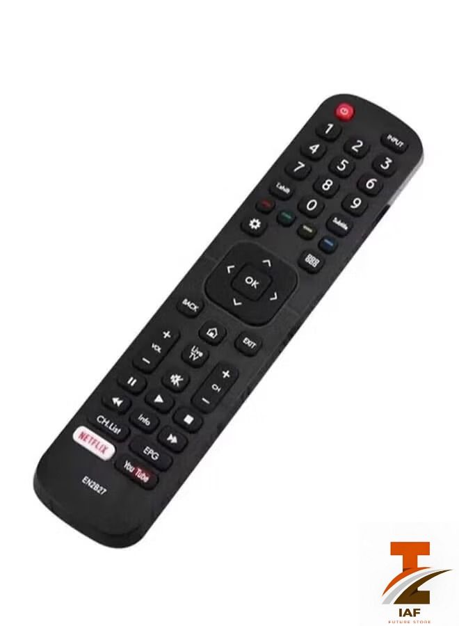 IAF Remote Control Replacement And Backup Accessory For Hisense Television Black