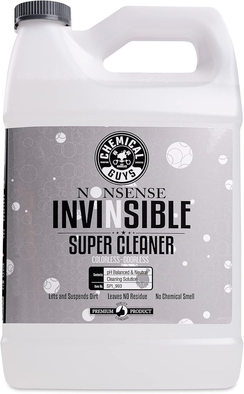 Chemical Guys Nonsense Colorless & Odorless All Surface Cleaner - Safe for Vinyl, Rubber, Plastic, Carpet, and Upholstery, pH Balanced, Residue-Free, Unscented, 1 Gallon (128 fl oz) - Image 1