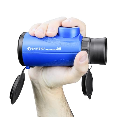 BARSKA 7x42 Deep Sea Monocular with Compass - Image 1