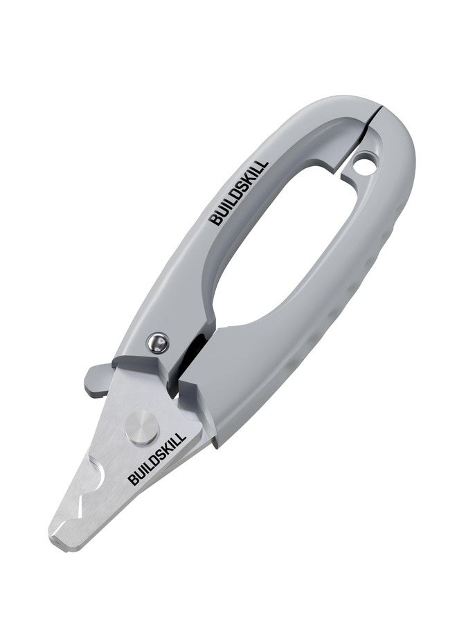 BUILDSKILL Wire Cutter and Stripper - Stainless Steel Electrical Tool for Electronics, Electrical tool for Industrial & Home Use - Strips Wires in One Step, Sharp Edges, Comfortable Grip, Hang Hole - Image 1