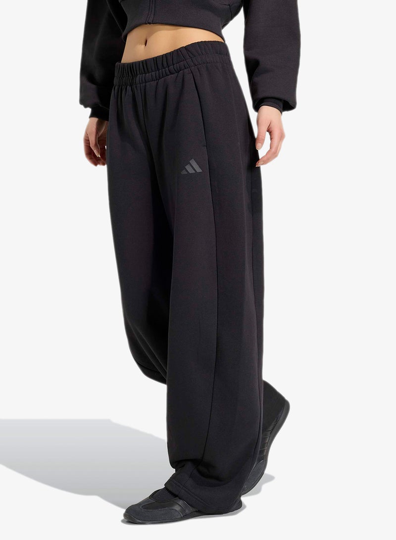 Adidas Essential Contemporary Fleece Barrel Joggers - Image 1