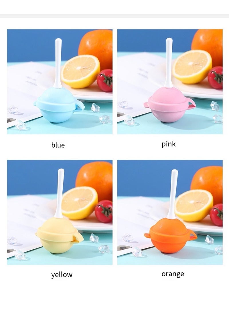 4 Pieces  Lolly Moulds with Sticks, Popsicle Mould Bpa Free Ice Cream Moulds Reusable Ice Pop Holders for Kids Babies Adults for DIY Fruit, Yogurt, Juice, Homemade Popsicle - Image 2
