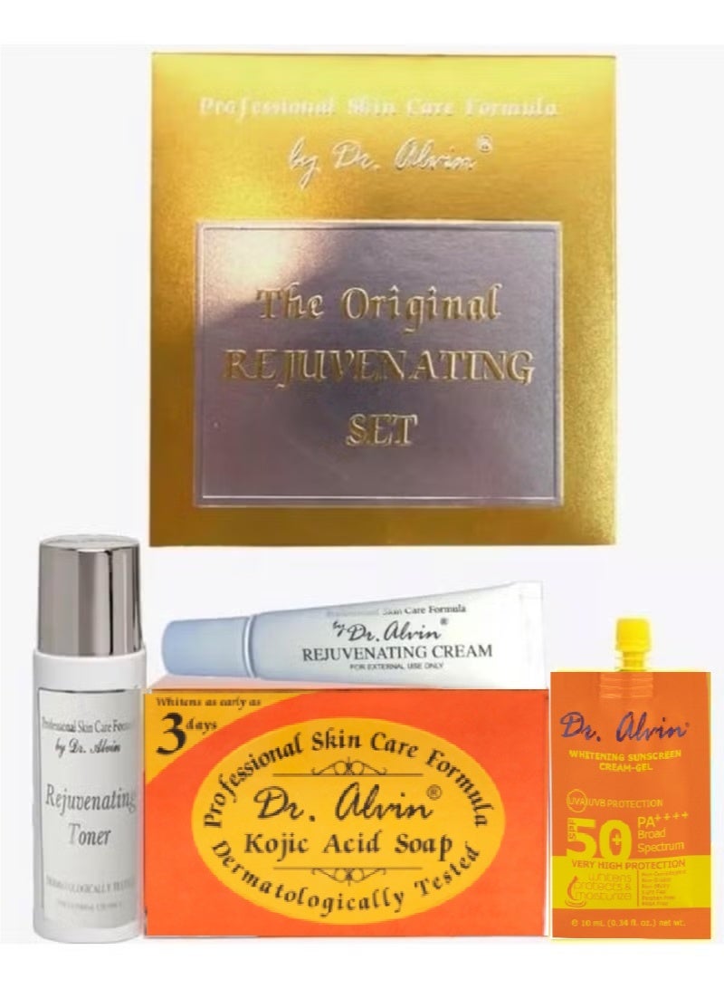 دي آر. ألفين مجموعة تجديد البشرة 4 في 1 من دكتور الفين - Image 1