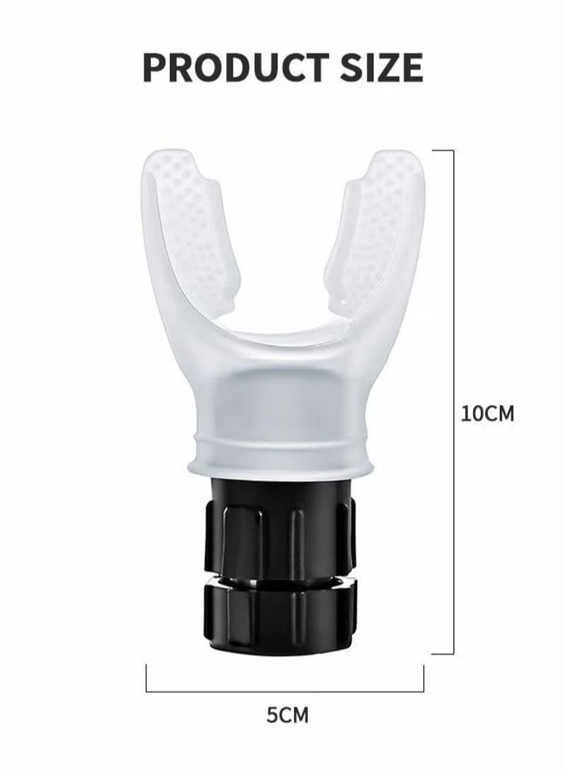Lung Exerciser Expander Device Breathing Exercise Device for Lungs Silica Gel Deep Breathing Exercise Trainer Increase Lung Capacity Improve Sleep