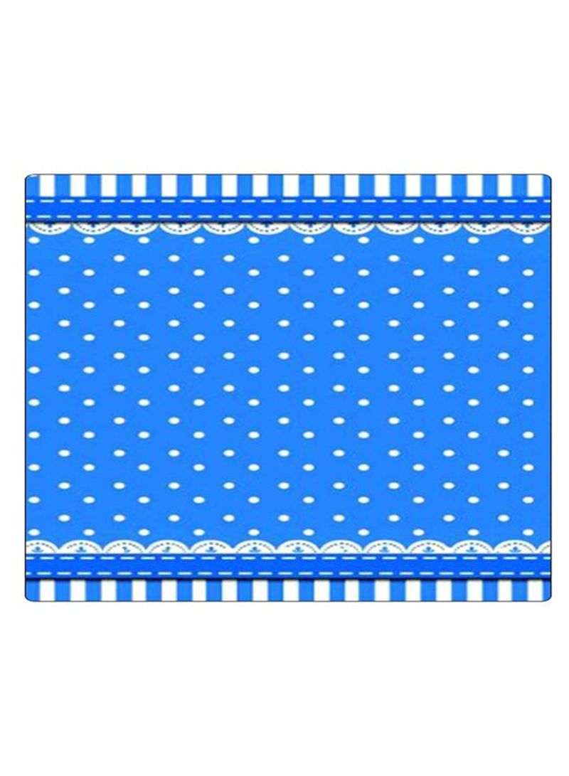 RKN Printed Anti-Slip Gaming Mouse Pad Blue/White