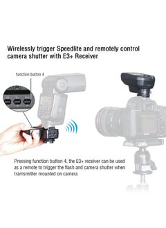 AODELAN E3+ Flash Speedlite Receiver Flash Trigger for Canon 600EX-RT, 600EX II-RT, 430EXIII-RT, ST-E3-RT  - Image 4