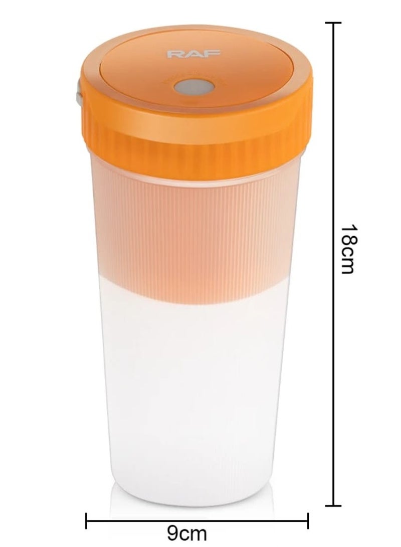 آر إيه أف خلاط RAF المحمول القابل لإعادة الشحن عبر USB، خلاط شخصي للعصائر والمشروبات، خلاط صغير، عصارة - Image 3