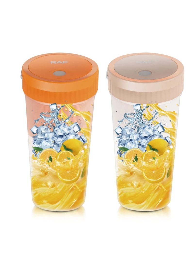 آر إيه أف خلاط RAF المحمول القابل لإعادة الشحن عبر USB، خلاط شخصي للعصائر والمشروبات، خلاط صغير، عصارة - Image 4