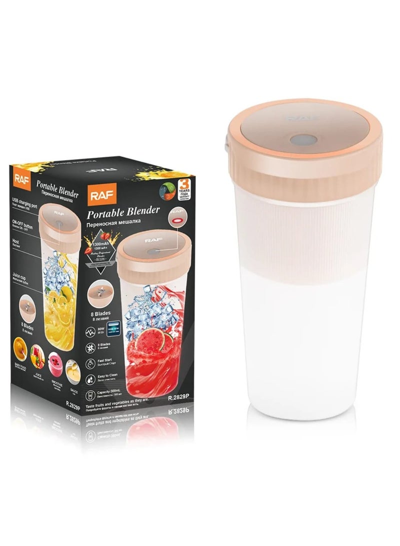 آر إيه أف خلاط RAF المحمول القابل لإعادة الشحن عبر USB، خلاط شخصي للعصائر والمشروبات، خلاط صغير، عصارة - Image 5