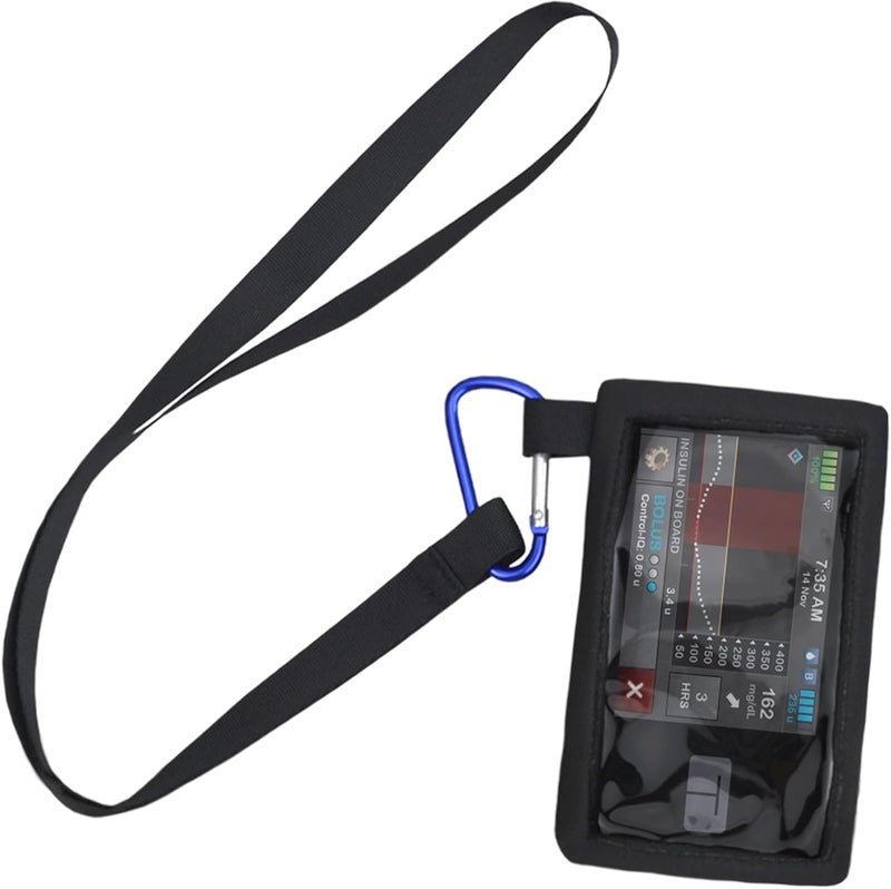 welsoon Insulin Pump Holder Pouch with Clear Window for Easy Viewing Operation Insulin Pump Case with Clip Diabetes Supplies Pouch and Accessories for Men and Women - Image 1