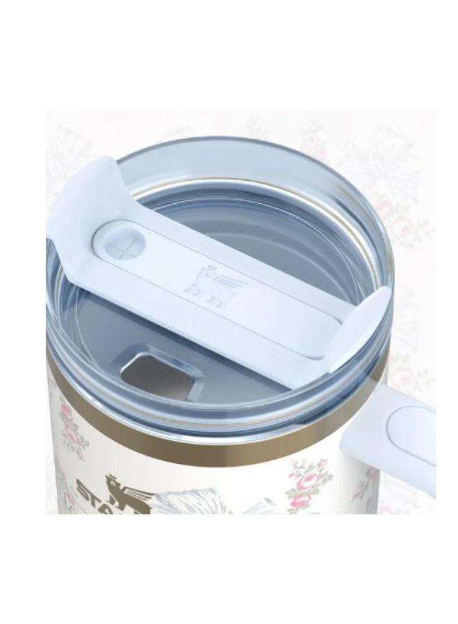 Stanley The X LoveShackFancy Holiday Quencher,Stainless Steel Vacuum Insulated Tumbler with Lid and Straw for Water, Iced Tea or Coffee, Smoothie and More 40 OZ, Presented in Elegant Gift-Ready Packaging - Image 4