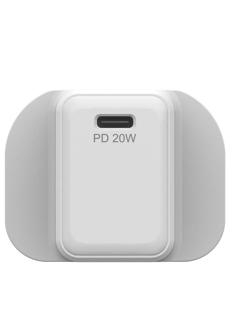 ليفور شاحن الحائطليفور شاحن حائط PD 20 واط ابيض - - Image 3