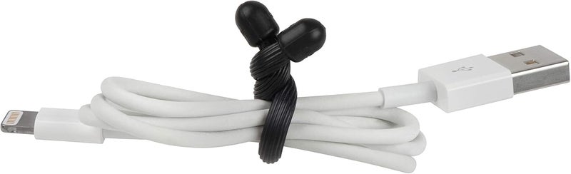 Nite Ize Gear Tie Square Assortment - 8 Pack of Reusable Rubber Twist Ties in Assorted Sizes - Image 3