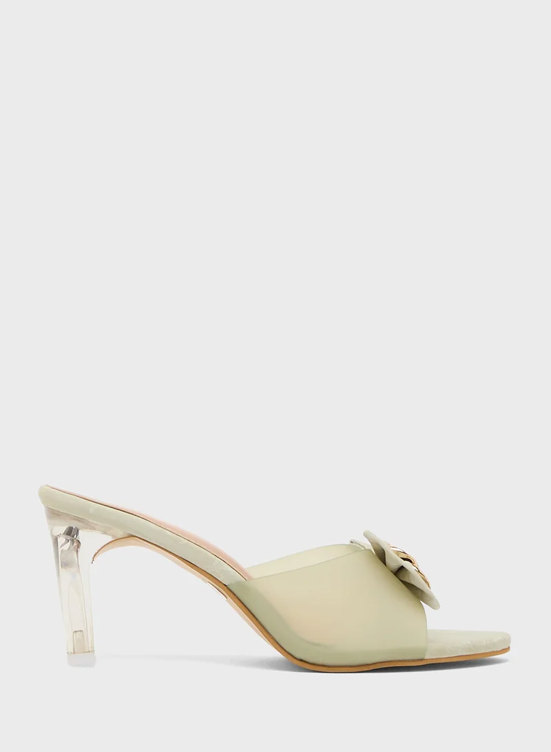 بيتك ستيبس High Heeled Sandal With Bow