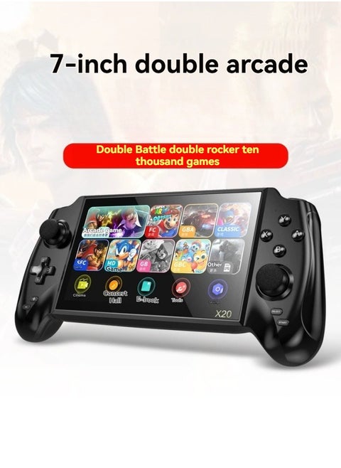 Large screen 7-inch PSP handheld game console two-player arcade GBA retro NES game console FC