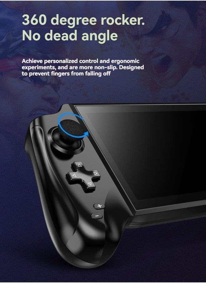 M MIAOYAN - Large screen 7-inch PSP handheld game console two-player arcade GBA retro NES game console FC - Image 1