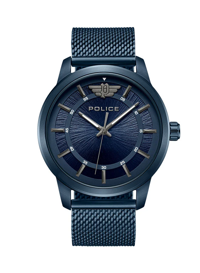 POLICE Raho Gents Analog Watch With Blue Dial & Blue Bracelet -PEWJG0021101