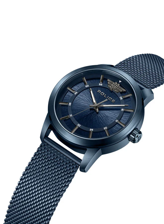 POLICE Raho Gents Analog Watch With Blue Dial & Blue Bracelet -PEWJG0021101