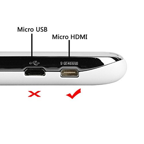 chenyang Micro HDMI to HDMI Adapter Cable for Tablet Cell Phone 20cm - Image 3
