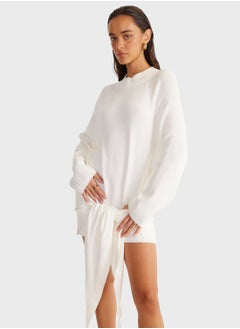 SNDYS Embroidered Tie Detail Dress  - Image 4