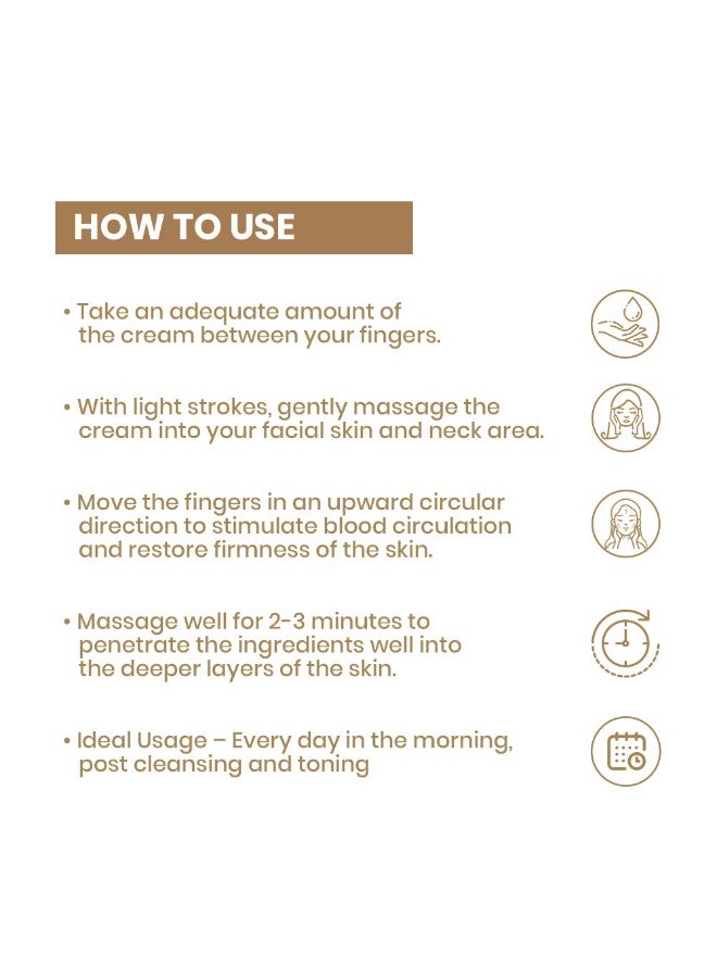 أوزون جلو راديانس كريم نهاري مجدد للبشرة 50 جرام لبشرة متوهجة وشابة. تركيبة مرطبة ومغذية لعلاج البشرة الباهتة التالفة - خالٍ من البارابين والكبريتات - Image 5